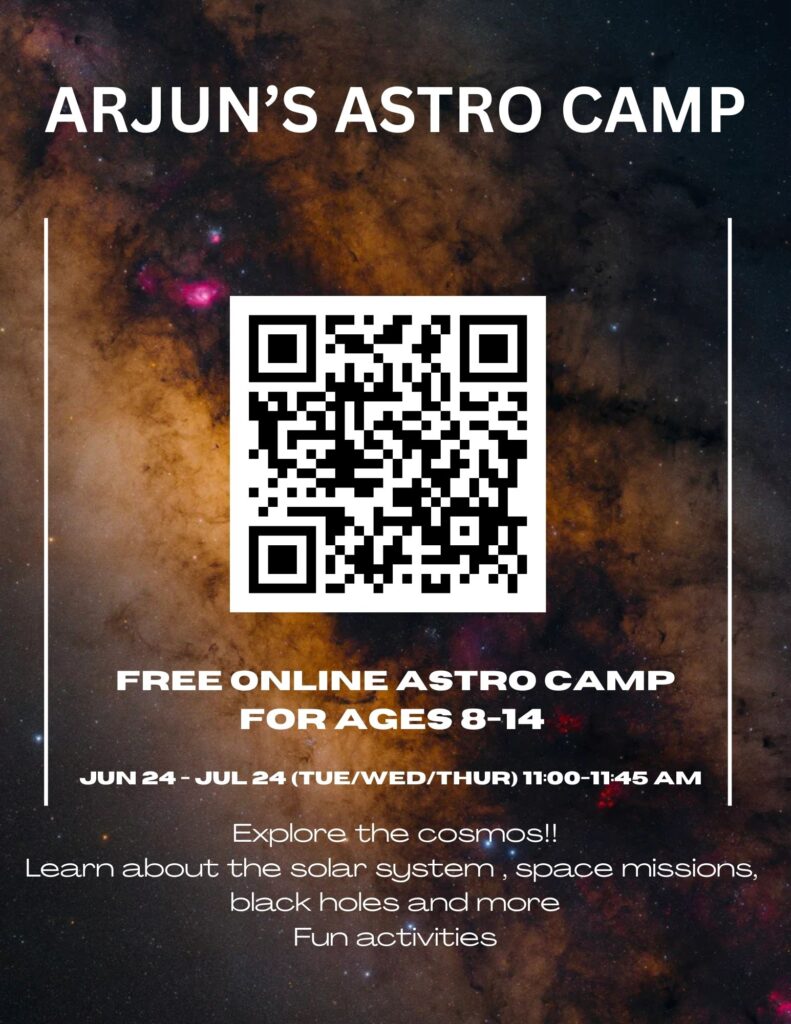 Arjun's Online Astro Summer School