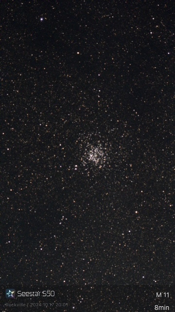 CC S Pribut M 11 Wild Duck Open Cluster